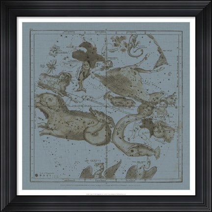 Framed Zodiac I Print