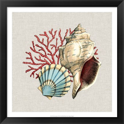 Framed By the Seashore II Print