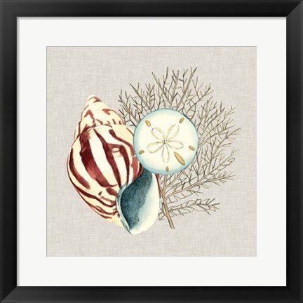 Framed By the Seashore III Print