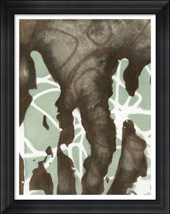 Framed Silhouette Reversal I Print