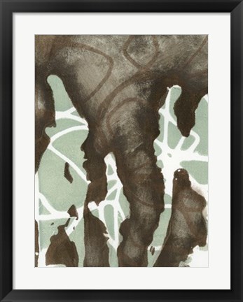 Framed Silhouette Reversal I Print