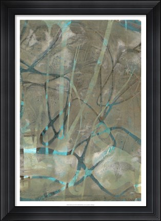 Framed Fluid Sea II Print