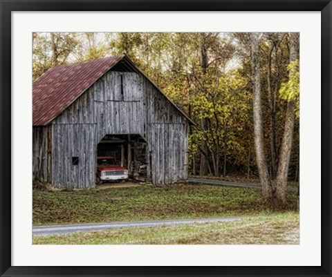 Framed Parked Print