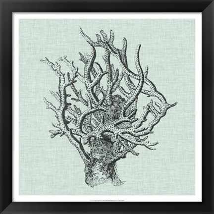 Framed Serene Coral II Print