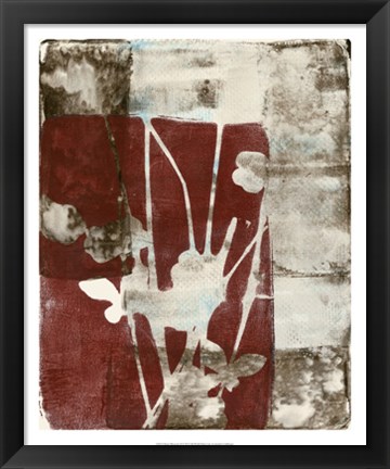 Framed Rustic Blossoms II Print