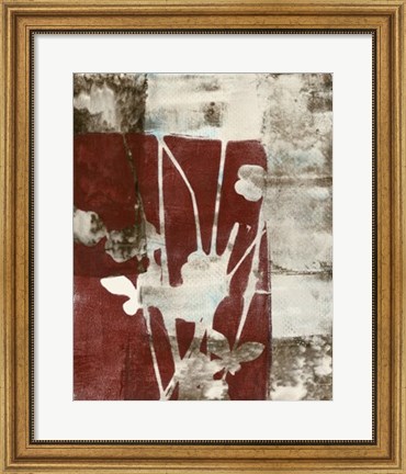 Framed Rustic Blossoms II Print