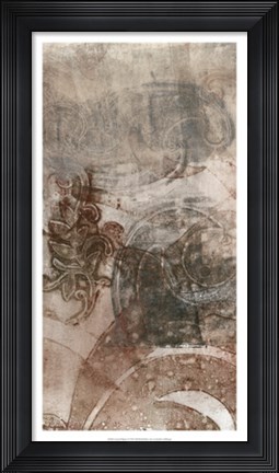 Framed Layered Filigree I Print