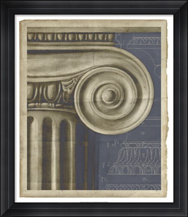 Framed Ionic Architecture I Print