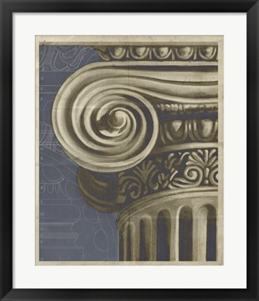 Framed Ionic Architecture II Print