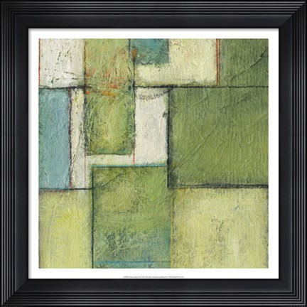 Framed Green Space II Print