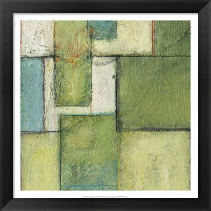 Framed Green Space II Print