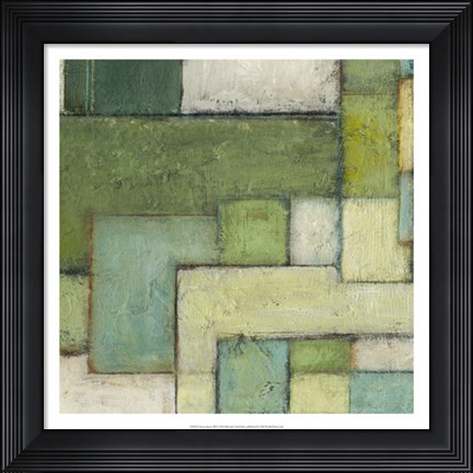 Framed Green Space III Print