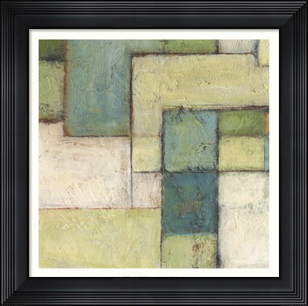 Framed Green Space IV Print