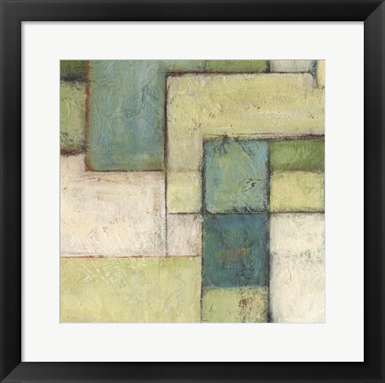 Framed Green Space IV Print