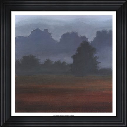 Framed Early Morning Mist I Print