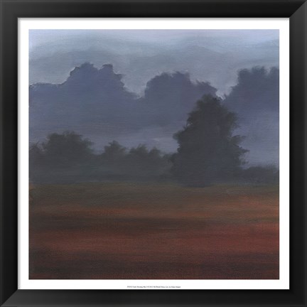 Framed Early Morning Mist I Print