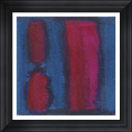 Framed Indigo Meditation II Print