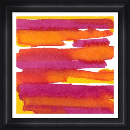 Framed Sunset on Water I Print