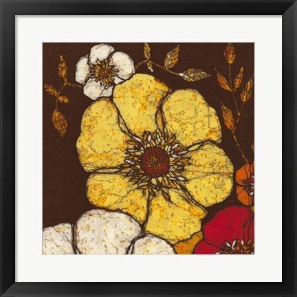 Framed Fire Bloom I Print