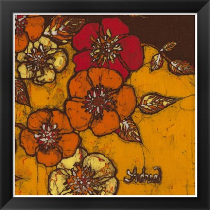 Framed Fire Bloom III Print