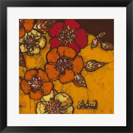 Framed Fire Bloom III Print