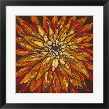 Framed Fire Bloom IV Print