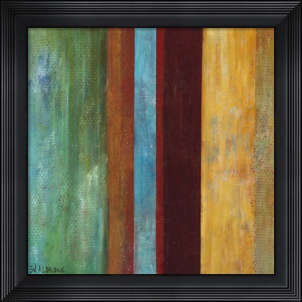 Framed Blue Comes Thru I Print