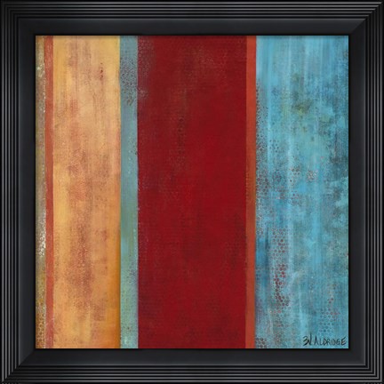 Framed Blue Comes Thru II Print