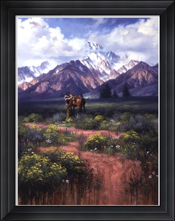 Framed Flowers for Mama Print