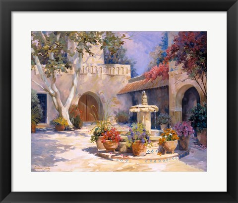 Framed La Fuente Print