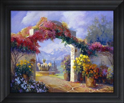 Framed Garden Peace Print