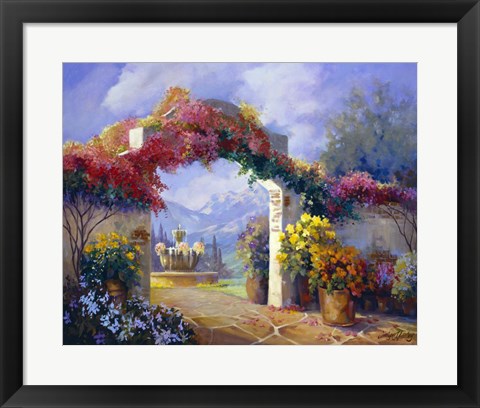 Framed Garden Peace Print