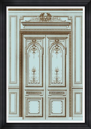 Framed French Salon Doors I Print