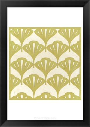 Framed Cottage Leaves I Print