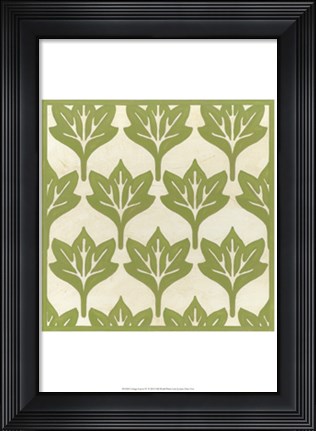Framed Cottage Leaves IV Print