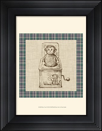 Framed Retro Toys I Print