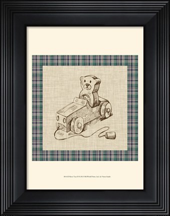 Framed Retro Toys II Print