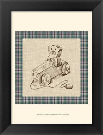 Framed Retro Toys II Print