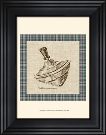 Framed Retro Toys III Print