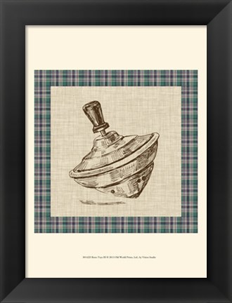Framed Retro Toys III Print