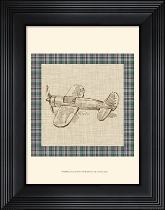 Framed Retro Toys IV Print