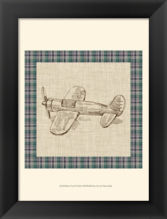 Framed Retro Toys IV Print