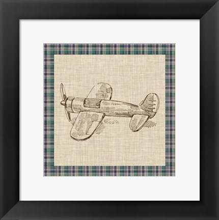 Framed Retro Toys IV Print