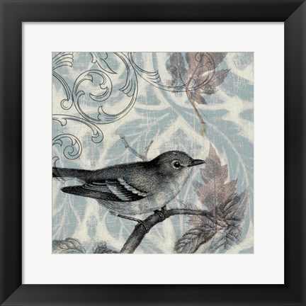 Framed Autumn Songbird I Print