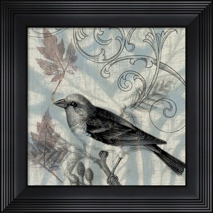 Framed Autumn Songbird II Print