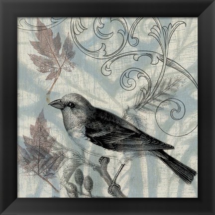 Framed Autumn Songbird II Print
