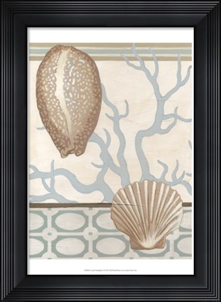 Framed Coastal Tranquility I Print