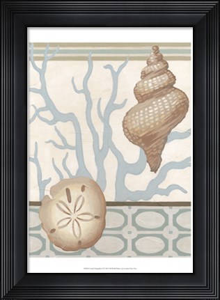 Framed Coastal Tranquility II Print