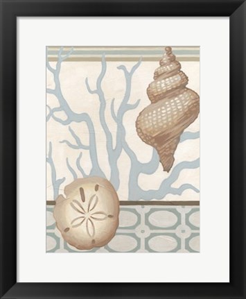 Framed Coastal Tranquility II Print
