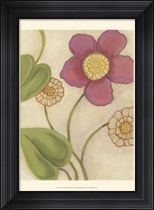 Framed Flower Medley II Print